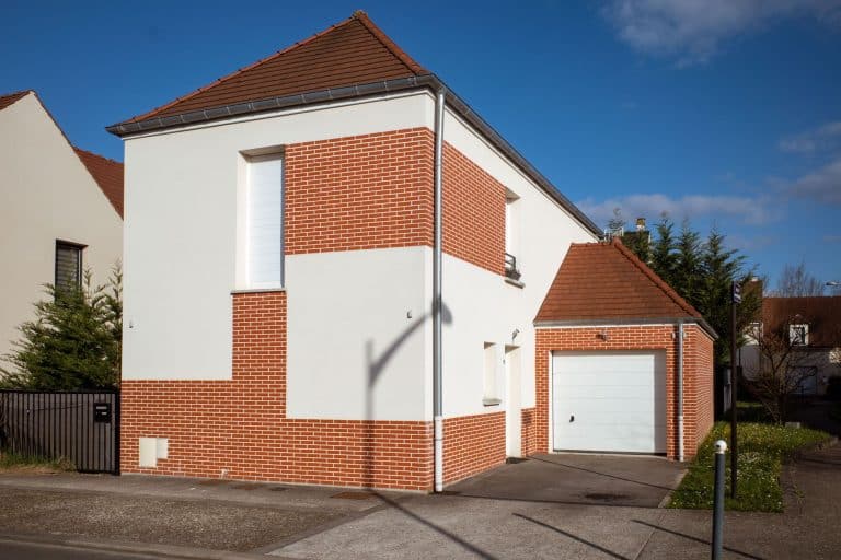 Extension latérale maison individuelle en chantier Île-de-France